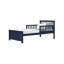 Lit plateforme simple en bois massif avec garde-corps Amor-1029211342
