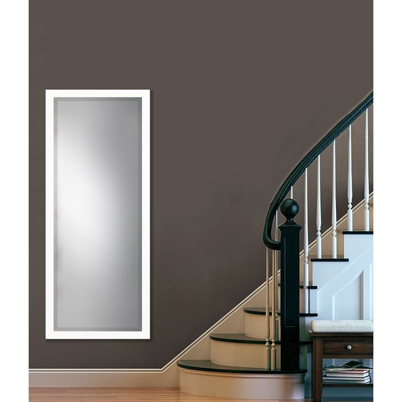 Miroir pleine grandeur brillant Vaxhide, H 62 po x l 24 po