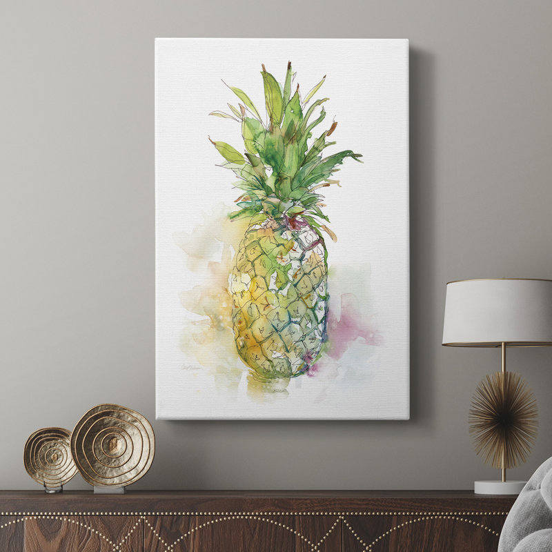 Delicieuse «I» - Cavas enveloppés de galerie, 18" H x 12" W