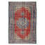 Tapis traditionnel turc traditionnel en laine noué à la main avec motif de médaillon