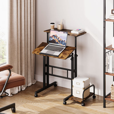 Adjustable Height Steel Computer Desk