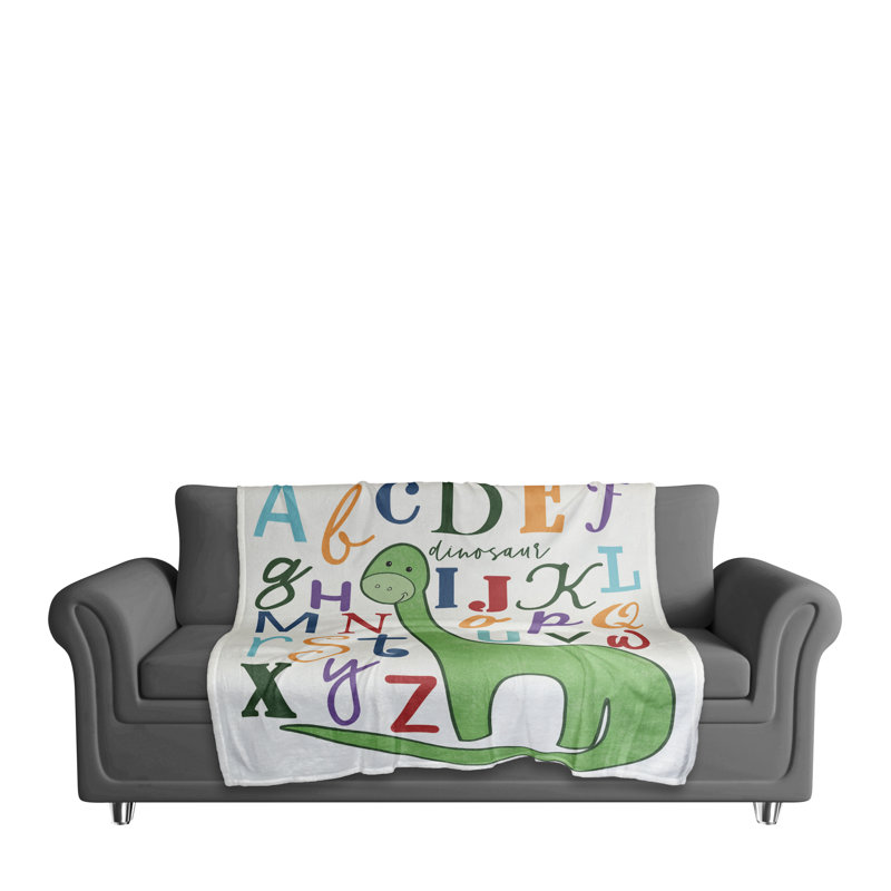  Jeté polaire Dinosaur Alphabet