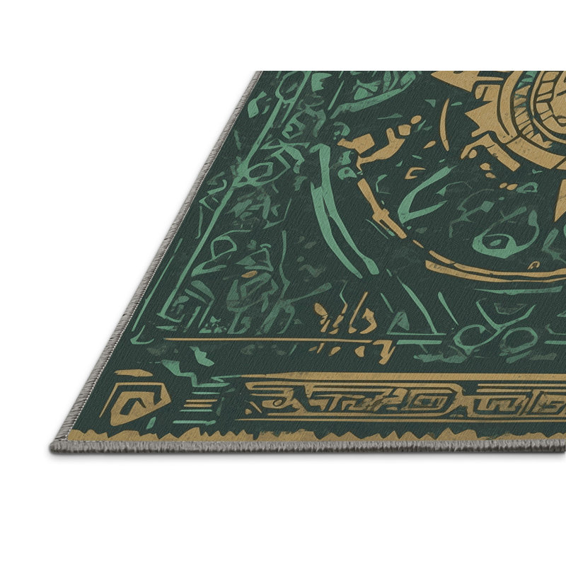 Path Of Light Rug, Round 4'