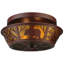 Rustic Lodge 2 - Light Semi Flush Mount