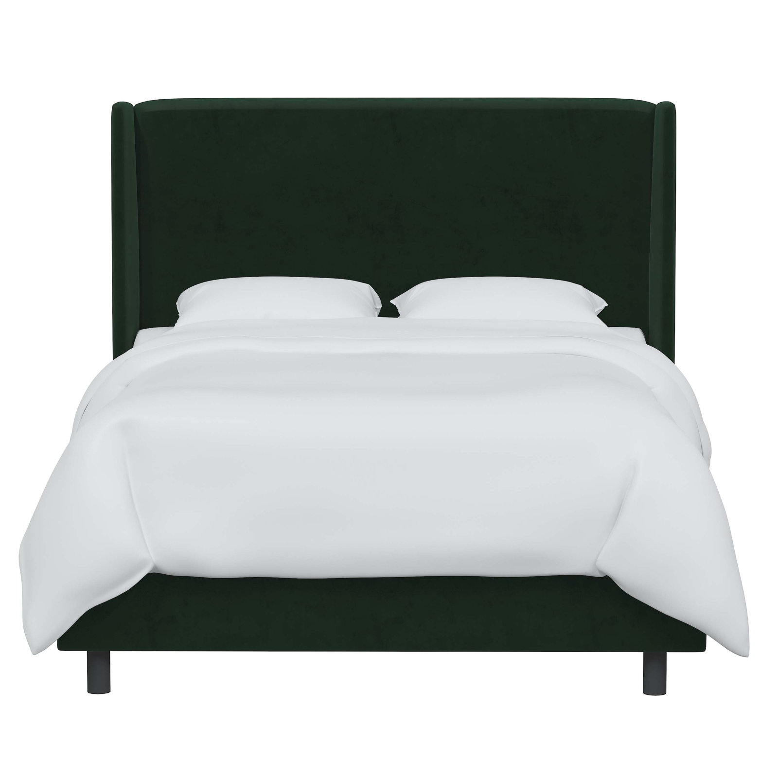 Tilly Upholstered Bed, California King, Classic Emerald Performance Velvet
