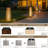 30.75'' Solar Powered Zen Rattan Floor Lamp (Set of 2)-130372048