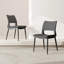 Ensemble de 2 chaises de salle à manger avec pieds en métal-392318964