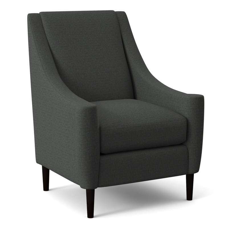 Essentials Armchair, Black Polyester 71551L84, City Dark