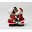 Cosmos Gifts African American Kissing Santa Couple Salt and Pepper Shaker Set