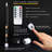 Fluted Ribbed Grooved LED Flameless Taper Candles, Remote, On/Off Button, Battery Operated, 12 Pack-961783818