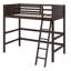 Lit mezzanine en bois avec échelle-641286625