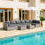 Monte Corner Rattan Garden Dining Set