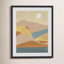 Retro Abstract I Southwest Mountains - Cadre photo, reproduction d'art sur papier-1054802632-1054802638