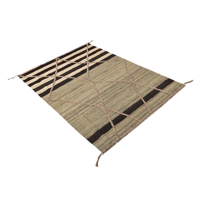 Tapis beige 4 x 6 Pinkerton