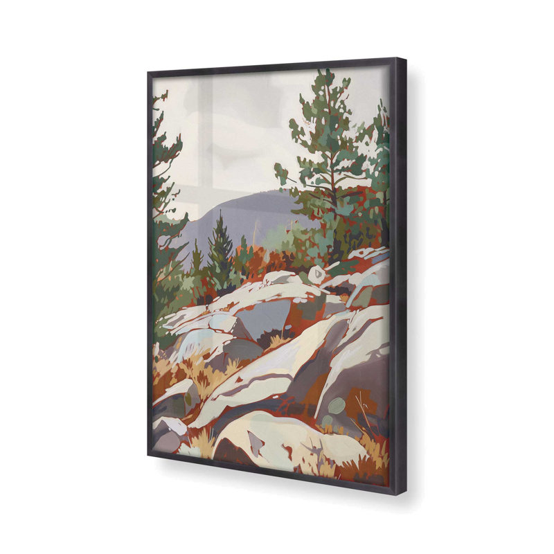 «Rocky Mountain View II», Zinc patiné, H 15,25 po x l 12,25 po 