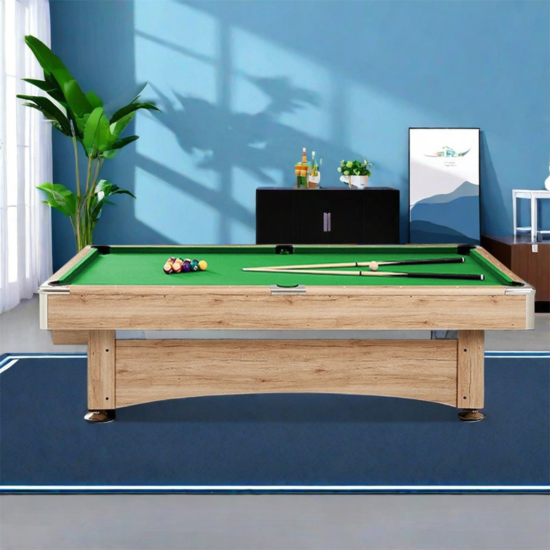 Table multi-jeux, H 32 po x l 96 po x P 52 po, Vert / Bois