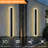 2 Pack Long Outdoor Porch Wall Light, 32Inch Oval Modern LED Wall Sconce, IP65 Waterproof, 3000K/3500K/4500K/5000K/6000K, 28W, Exterior Linear Lighting Fixture For Patio, Yard, Garage, Balcony-121833918-121833916
