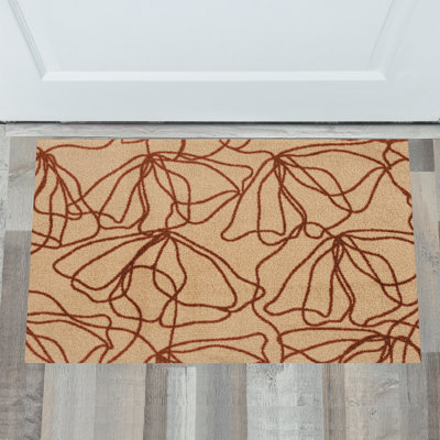 Petit tapis de sol lavable Poppies