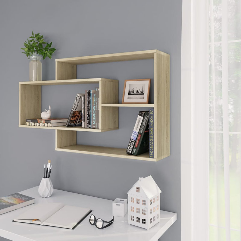 Neo 3 Piece Tiered Shelf, Sonoma Oak