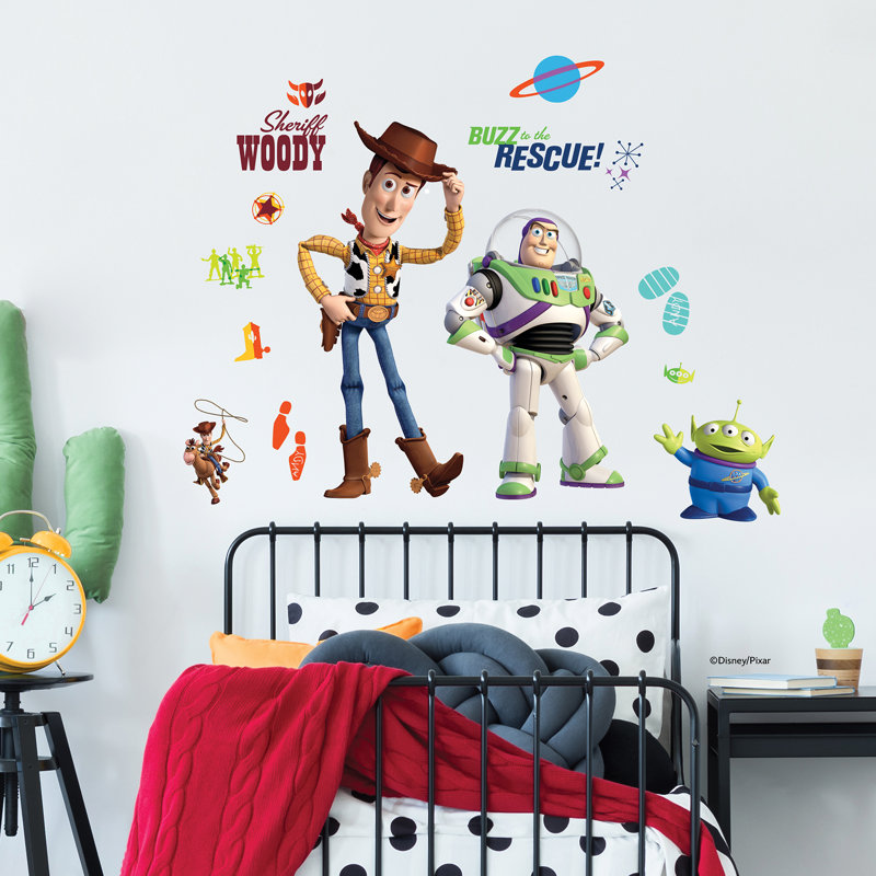 Disney Buzz Lightyear and Woody Wall Decals