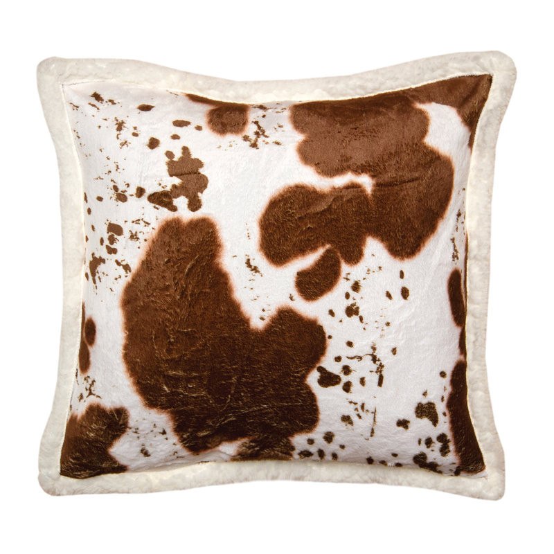 Coussin en sherpa Hair on Hide