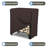 High Density Waterproof Outdoor Firewood Cover, All Weather Protection UV Resistant Wood Rack Cover-1306698789