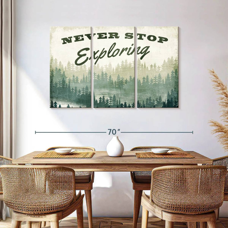 Tergel Never Stop Exploring Greenery, 36" H x 57" W