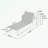 metal frame Chaise Lounge with adjustable back-8888939