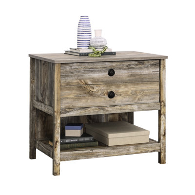 Brown Finish Coastal - Style Office Lateral File, Engineered Wood, Full Extension Drawer For Various File Categories, Versatile Storage Files, Books, Decor, Mechanism, Base, Compact Design, Easy