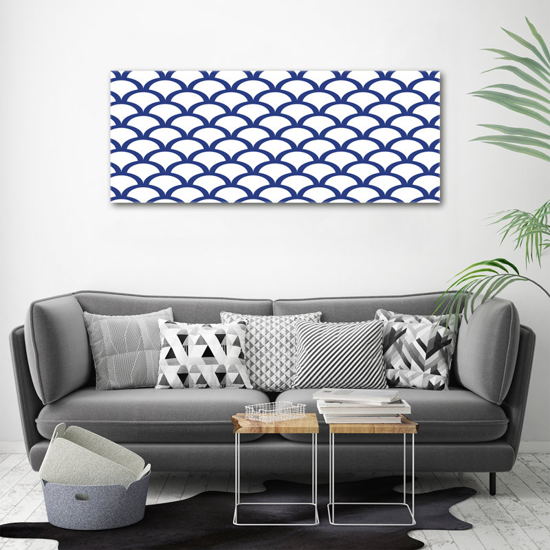 Marinistic Background - Wrapped Canvas Print
