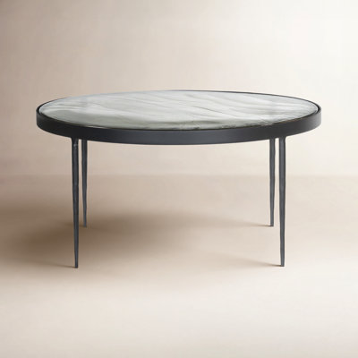 Carmen Glass Top Single Coffee Table by Birch Lane
