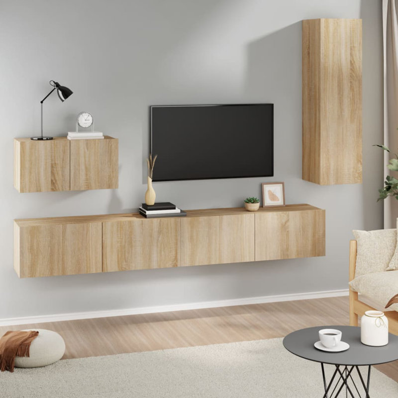 Siegfried TV Stand, Sonoma Oak, 200cm