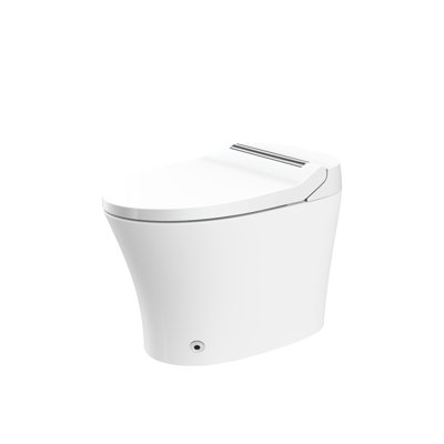 Bathroom Smart Toilet With Adjustable Heated Seat & Efficient Flushing Technology Strong Performance