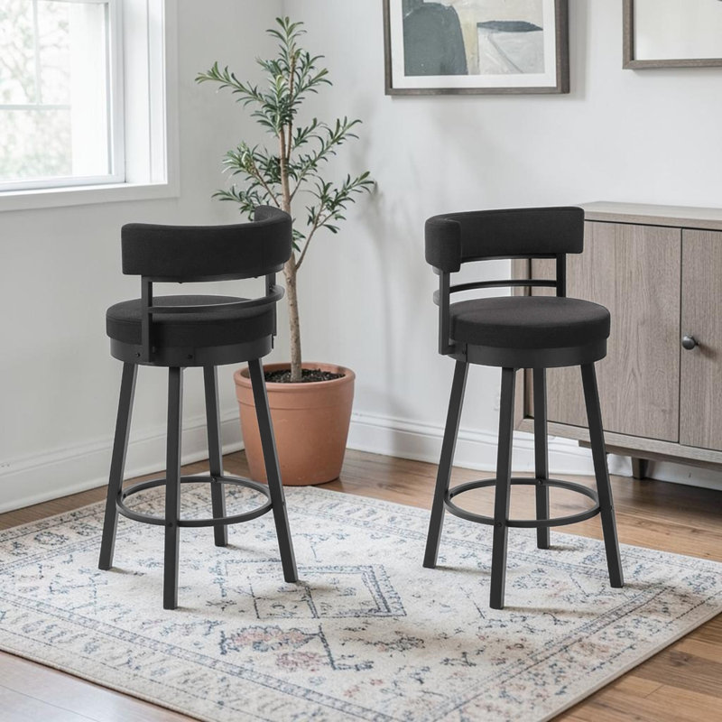 Ensemble de 2 tabourets pivotants Mona