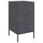Bedside Cabinets 2 pcs 36x39x68 cm Steel-396062394
