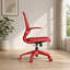 Chaise de bureau ergonomique avec accoudoirs relevables et mécanisme à bascule-91924645-91924650