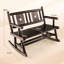 Dorothea Wood Glider Bench