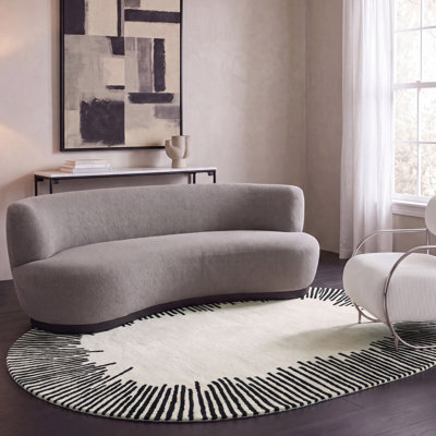 Tapis ivoire / noir Anaee Fifth Avenue 129