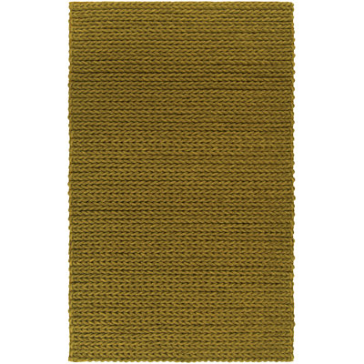 Tapis de zone d’olive en laine à tissage plat handwoven Mathews