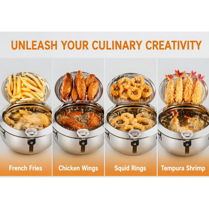 Deep Fryer Pot Non-Stick
