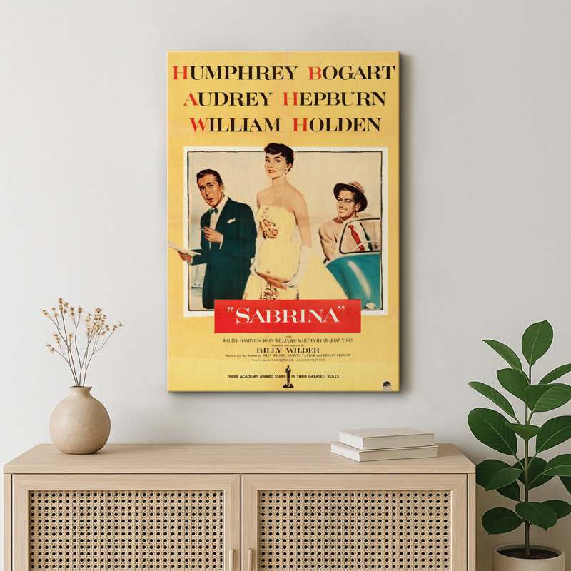 Affiche de Sabrina, H 36 po x l 24 po x P 1,5 po, Toile tendue