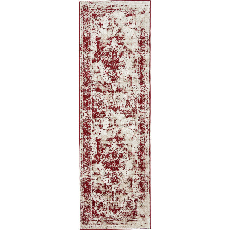 Tapis oriental Brandt, Tapis de couloir 2 pi x 9 pi 10 po, Bourgogne
