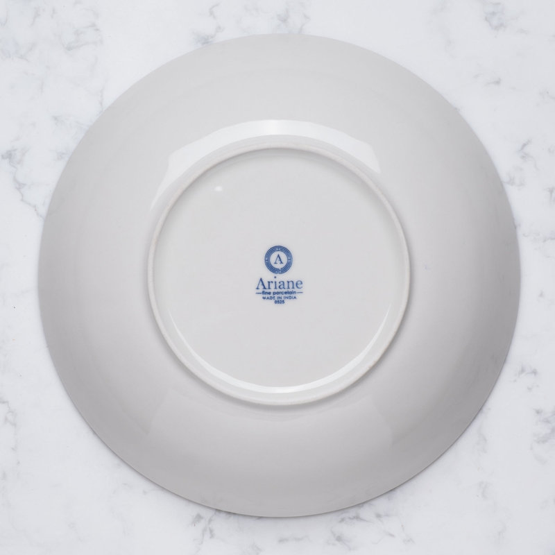 Assiette creuse profonde en porcelaine vitrifiée de qualité supérieure 11 po |