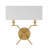 Levani Metal Wallchiere in Brass-990840258