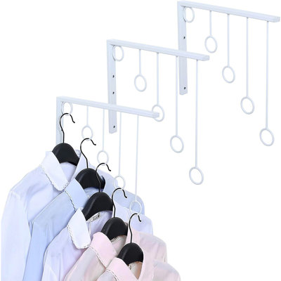 30.5cm W Wall Mounted Garment Rack