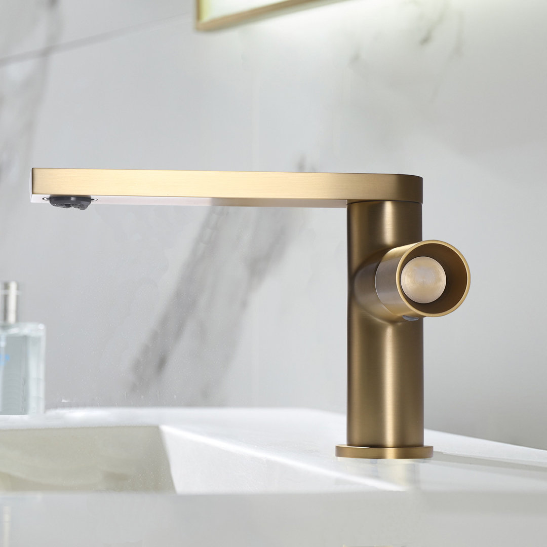 Sleek, modern, and durable-Single Hole Bathroom Faucet Inhouse 