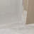 32"X 72" Pivot Shower Door, Brushed Nickel Aluminum Frame, Half Frame ,1/4"(6Mm) Tempered Glass Explosion Proof Film-119866382
