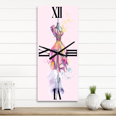 Horloge murale mannequin