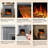 35.35“ Electric Fireplace with Remote Control-1573442149