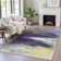 Machine Washable Indoor/Outdoor Xhevrie Purple Rug